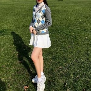 new york & company argyle pullover sweater